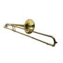 Imagem de Trombone De Vara Michael WTBM35 Bb Laqueado Dourado Com Bocal E Case