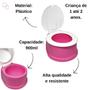 Imagem de Troninho Infantil Nene com tammpa Assento Redutor Privadinha 900ml Penico Pequeno Desfralde Plasnorthon