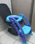 Imagem de Troninho Redutor de Assento Infantil Com Escada Para Vaso Sanitário Azul Multikids
