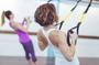 Imagem de TRX Suspenso Fita Para Treino Faixa De Exercícios Pilates Yoga Fisioterapia Funcional Musculação e Saude