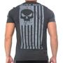 Imagem de Tshirt American Flag Cinza - Black Skull Clothing P P Cinza