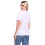 Imagem de Tshirt Blusa Feminina Seja Gentil Estampada Manga Curta Camiseta Camisa Branco