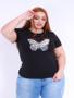 Imagem de Tshirt plus size estampa borboleta