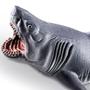 Imagem de Tubarão e Tubarão Martelo 2 Brinquedos Realista Vinil 26cm