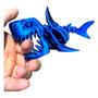 Imagem de TUBARÃO ESQUELETO Articulado Brinquedo Baby Shark Fidget Toy Sensorial Anti Stress Alívio Ansiedade