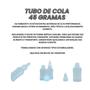 Imagem de Tubinho De Cola Escolar Artesanato Vio 45 Gramas - 10Und