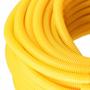 Imagem de Tubo Corrugado Flexível 1" Dn 32 Rolo com 25m Amarelo Force Line