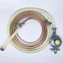 Imagem de Tubo De Cobre 3/8' Para Gas + Reg + Adap + Mang C/ 11 mts