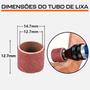 Imagem de Tubo De Lixa 12.7Mm 1/2 Grão 240 Para Micro Retíficas Dremax