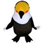 Imagem de Tucano de Pelúcia Preto Safári 24 cm Antialérgico