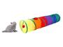 Imagem de Tunel Colorido Brinquedo de gato - 3 metros com bolinha