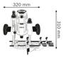 Imagem de Tupia Imersão Bosch Gof 1600 Ce 1600w 110v