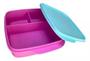 Imagem de Tupperware Basic Line Com Divisórias 550ml Rosa Tutu.