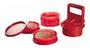 Imagem de Tupperware burguer Express vermelho kit para fazer hamburguer