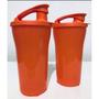 Imagem de Tupperware Copo Ilúmina Com Bico Para Academia 800ml Laranja. 