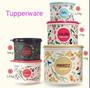 Imagem de Tupperware Kit Mantimentos Tupper Caixas Floral 5 Peças