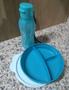 Imagem de Tupperware Kit Pratinho com Divisória azul e Eco Tupper 310ml Azul