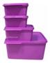Imagem de Tupperware Pda/Bea Basic Line Com 4 Peças. 