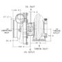 Imagem de Turbina Roletada Completa GTX3076R Gen II Caixa Quente T3 A/R 0.82 - Garrett