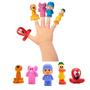 Imagem de Turma Do Pocoyo Miniaturas Dedoche 5 Peças Bonecos