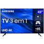 Imagem de Tv 43p Samsung Crystal Smart 4k Comando Voz - Un43cu7700gxzd