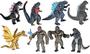 Imagem de TwCare Set de 8 Atacando King Kong vs Godzilla Brinquedos Movable Action Joint Action Figures Rei dos Monstros Ghidorah Aniversário Kid Gift Cake Toppers