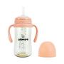 Imagem de UBMOM No-spill, Backflow prevention Sippy Cup with Straw, PPSU Learner Cup with Handle for Baby and Toddlers, BPA free, 9.47oz (Morango)