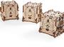 Imagem de UGEARS 3D Puzzle for Board Games - Modular Dice Tower for Rolling Dices or 4 Dice Cups - Unique Mechanical Devices for Family Tabletop Role-Playing Games - Kits de Construção de Madeira para Adultos