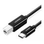 Imagem de Ugreen Cabo Impressora Usb-C Para Usb-B 2.0 2 Metros Preto