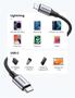 Imagem de Ugreen Cabo Usb C Pd 20W Tipo-C Rápido C94 (Mfi) 2M (Preto)
