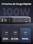 Imagem de UGREEN Carregador Portátil 100W 20000mAh Power Bank Bateria externa c/ display digital USB-C + USB-A