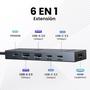 Imagem de UGREEN Revodok Adaptador ( 6 em 1 ) Hub USB C para USB 3.2 10Gbps Gen 2 HDMI 4K 60Hz Tipo C 100W PD