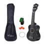 Imagem de Ukulele Acústico Soprano Com Capa Afinador Palhetas Makanu