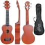 Imagem de Ukulele Soprano Acústico Uks-21 Giannini Ns Fosco + Capa