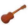 Imagem de Ukulele Soprano Elétrico Vogga Vuk309 Mahogany Capa Afinador