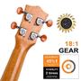 Imagem de Ukulele Soprano Kmise Profissional em Mogno (53cm) com Kit Inicial