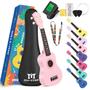 Imagem de Ukulele Soprano MUSTAR 21 Polegadas para Iniciantes - com Acessórios