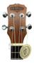 Imagem de Ukulele Tenor Eletrico Sapele Natural Malibu 26Se Com Capa