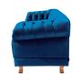 Imagem de Uma Namoradeira + Duas Poltronas Chesterfield Capitonê Duque - Veludo Azul Marinho / Decoração, Recepção, Salas de Tv 