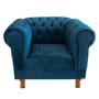 Imagem de Uma Namoradeira + Duas Poltronas Chesterfield Capitonê Duque - Veludo Azul Marinho / Decoração, Recepção, Salas de Tv 