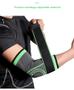 Imagem de Uma peça esporte cotovelo cinta compressão elástica suporte manga proteção de fitness cotovelo almofada ciclismo corrida