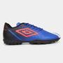 Imagem de Umbro Society Fifty IV Masculina Azul/Preto/Coral