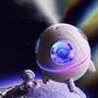Imagem de Umidificador De Ar Astronauta Luminária Cápsula Espacial Infantil Luzes Coloridas - HM - Kapbom