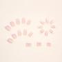 Imagem de Unhas Francesas Minimalistas - Kit com 24 Unhas Postiças, Geléia e Lixa