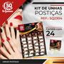 Imagem de Unhas Postiças French Premium Profissional 576 Unid Atacado