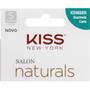Imagem de Unhas Postiças Kiss NY - Salon Natural Curto Quadrado com Aba