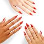 Imagem de Unhas Postiças OPI Xpress On - Vermelho Vivo Longo Amendoado