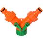 Imagem de União 1/2" 2 Bicos de Engate Rápido com Adaptador 3/4" 11,5x9x4cm
