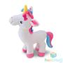 Imagem de Unicornio de Pelucia Rosa Colorido 34cm