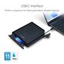Imagem de Unidade de DVD Externa ASUS ZenDrive V1M - USB-C - Compatível com Windows 11 e macOS